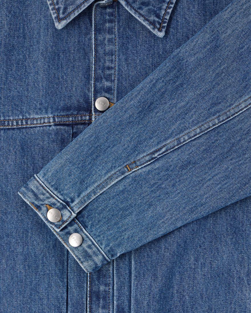 EDWIN Freeland Jacket Mid Stone Wash