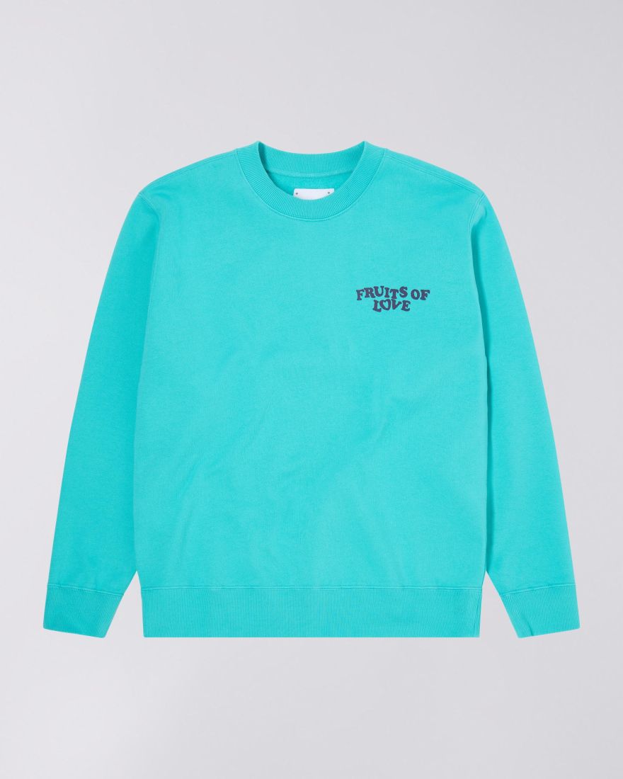 EDWIN Fruits Of Love Sweat Baltic