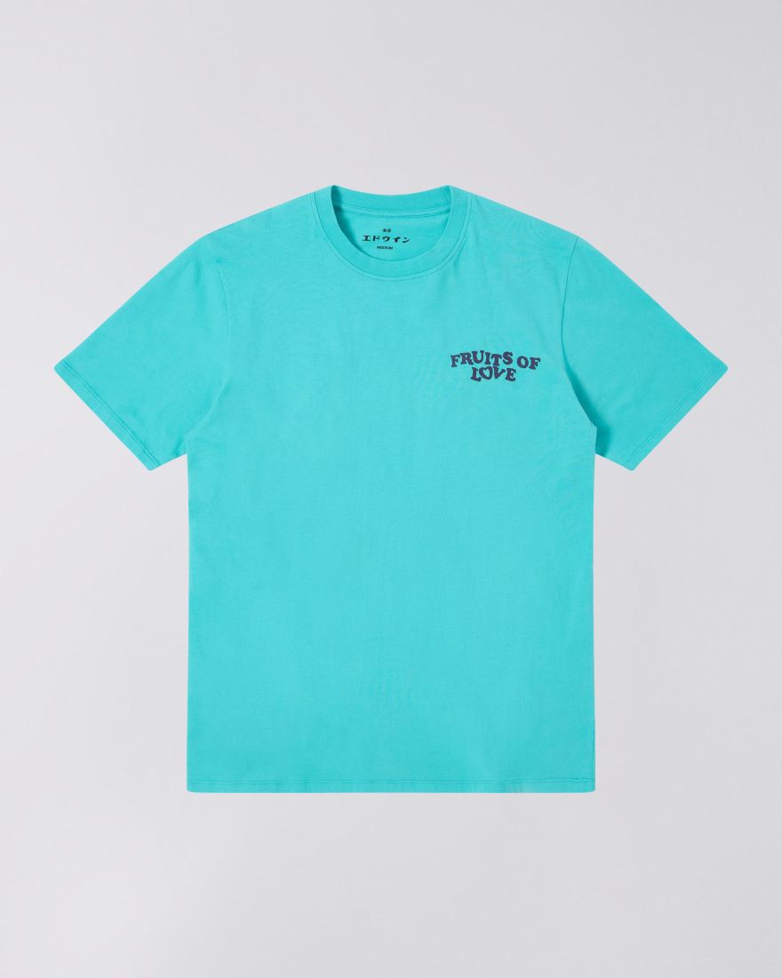 EDWIN Fruits Of Love T-Shirt Baltic