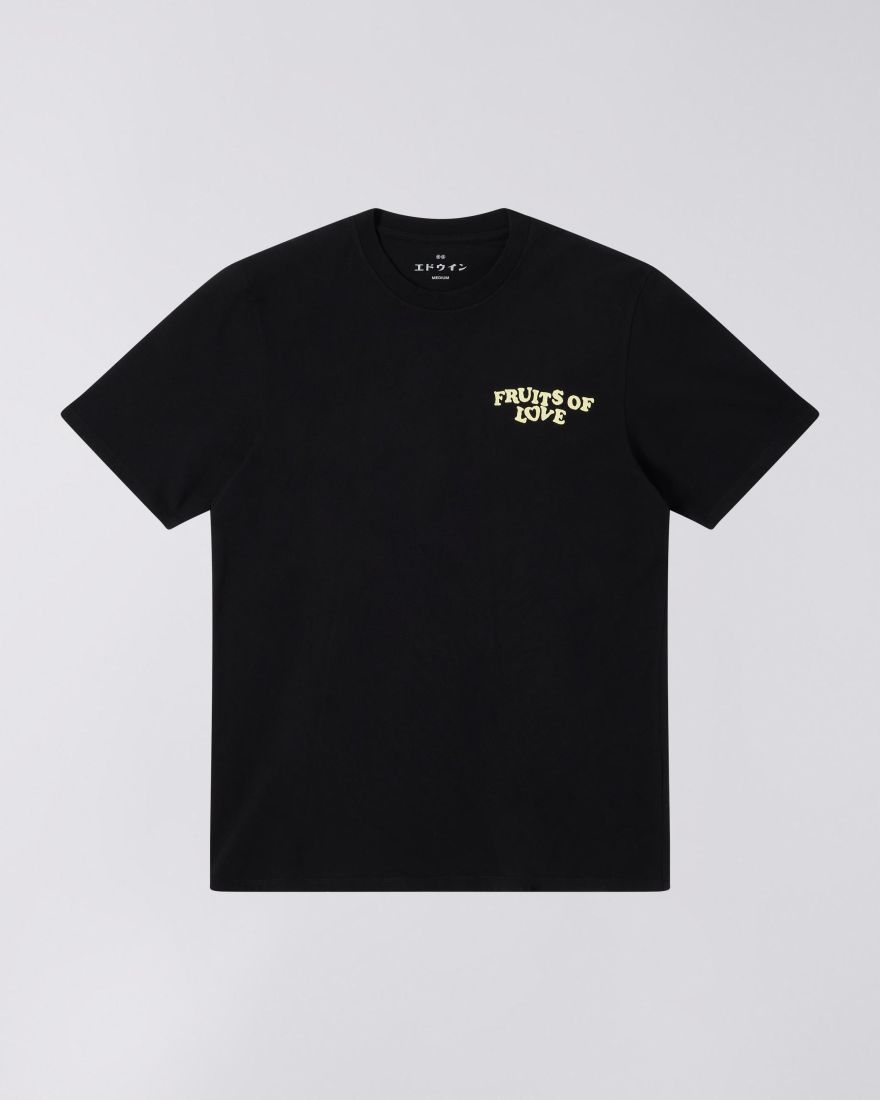 EDWIN Fruits Of Love T-Shirt Black