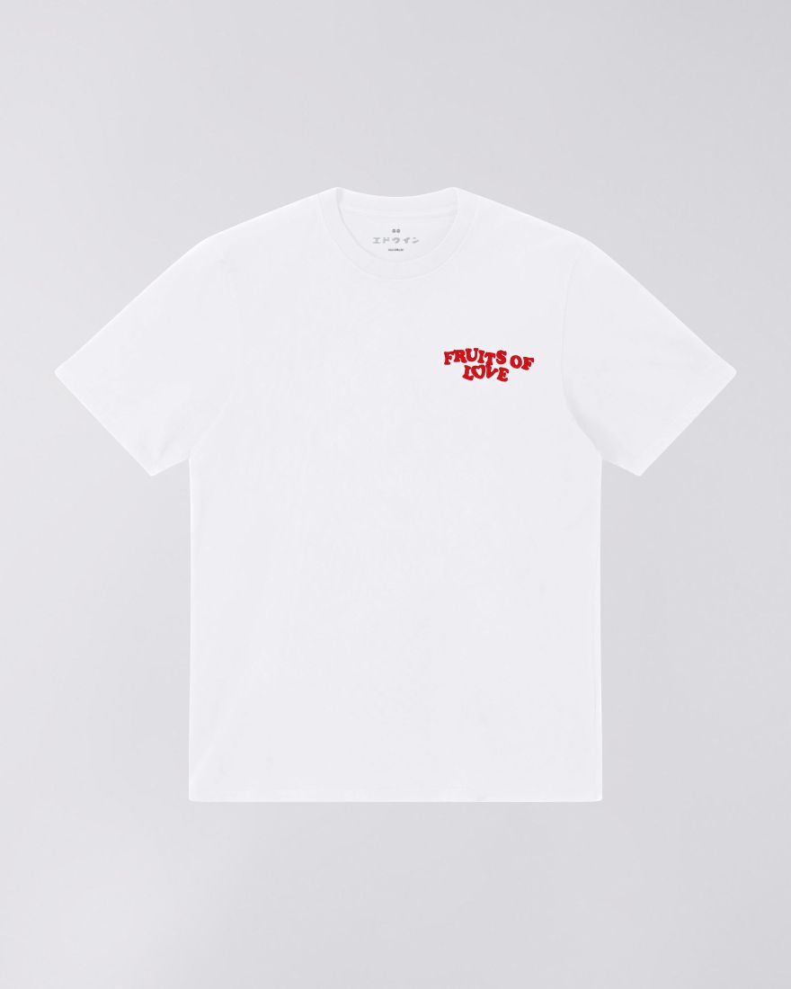EDWIN Fruits Of Love T-Shirt White