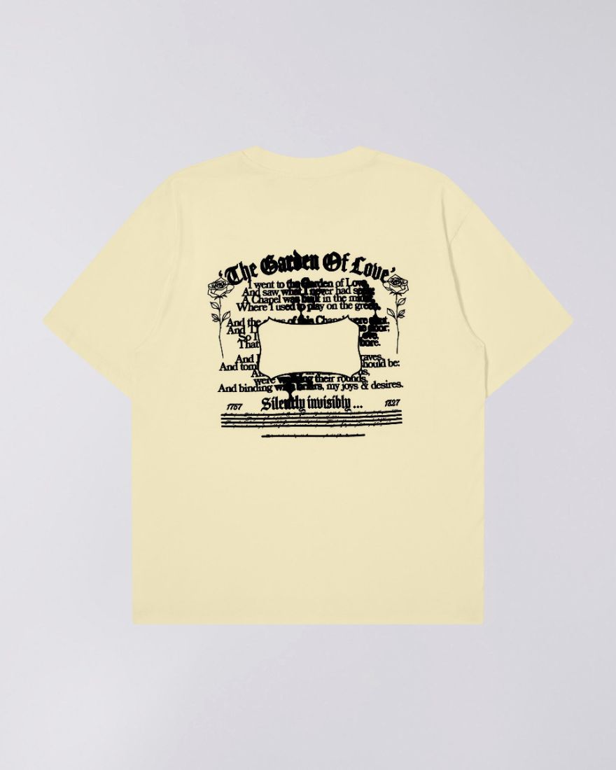 EDWIN Garden Of Love T-Shirt Garment Washed