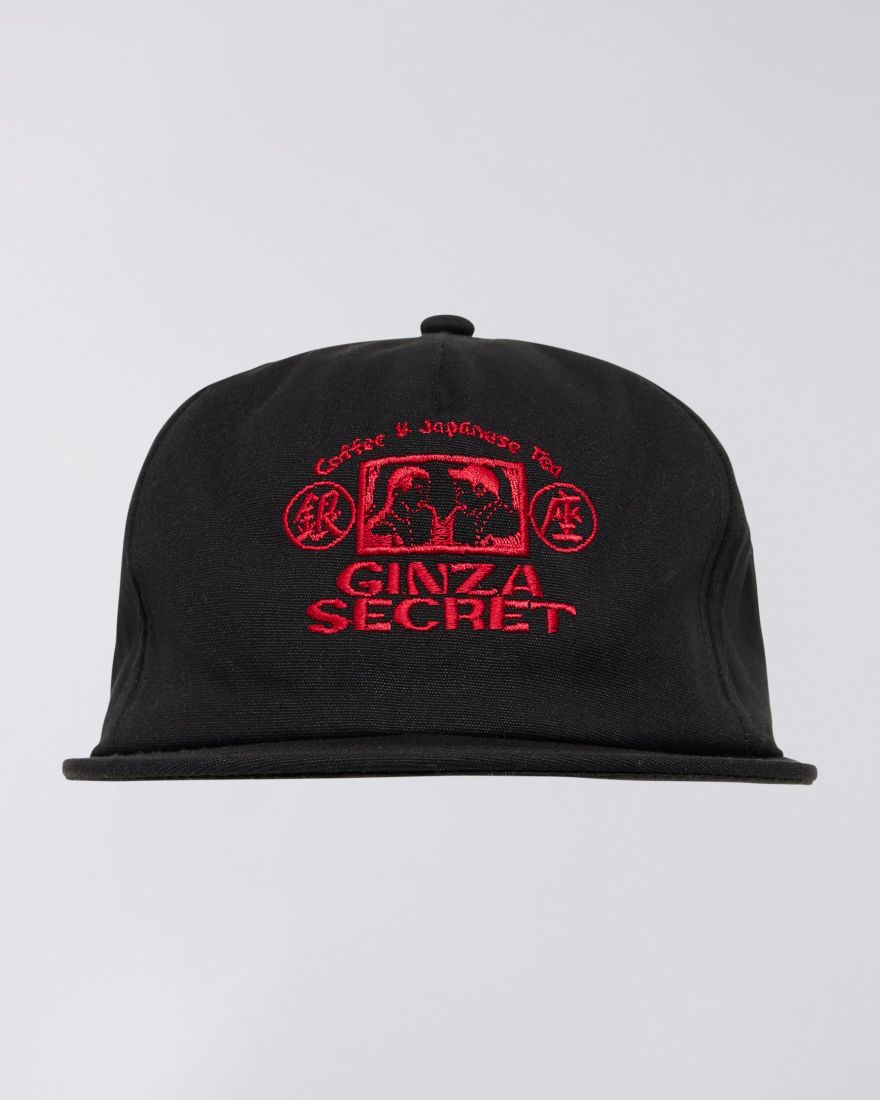 EDWIN Ginza Secret 5 Panel Cap Black