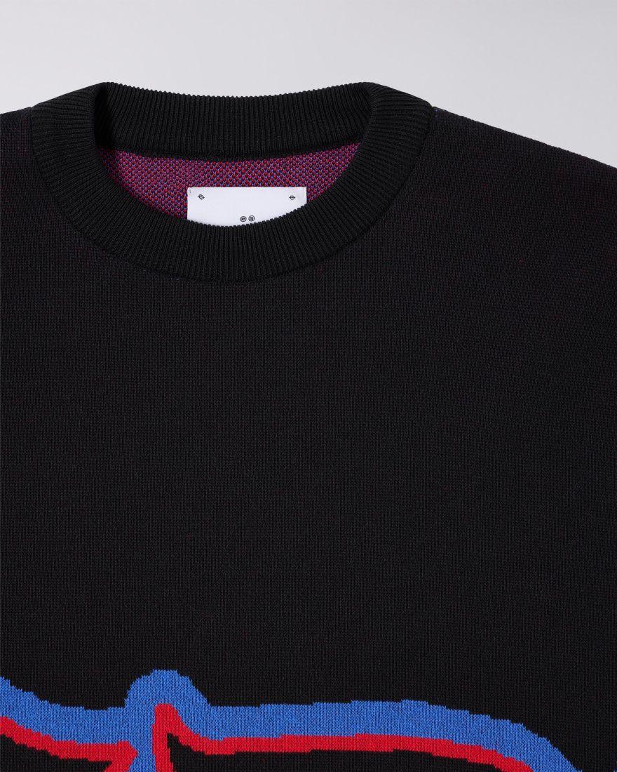 EDWIN Gothic Sweater Black