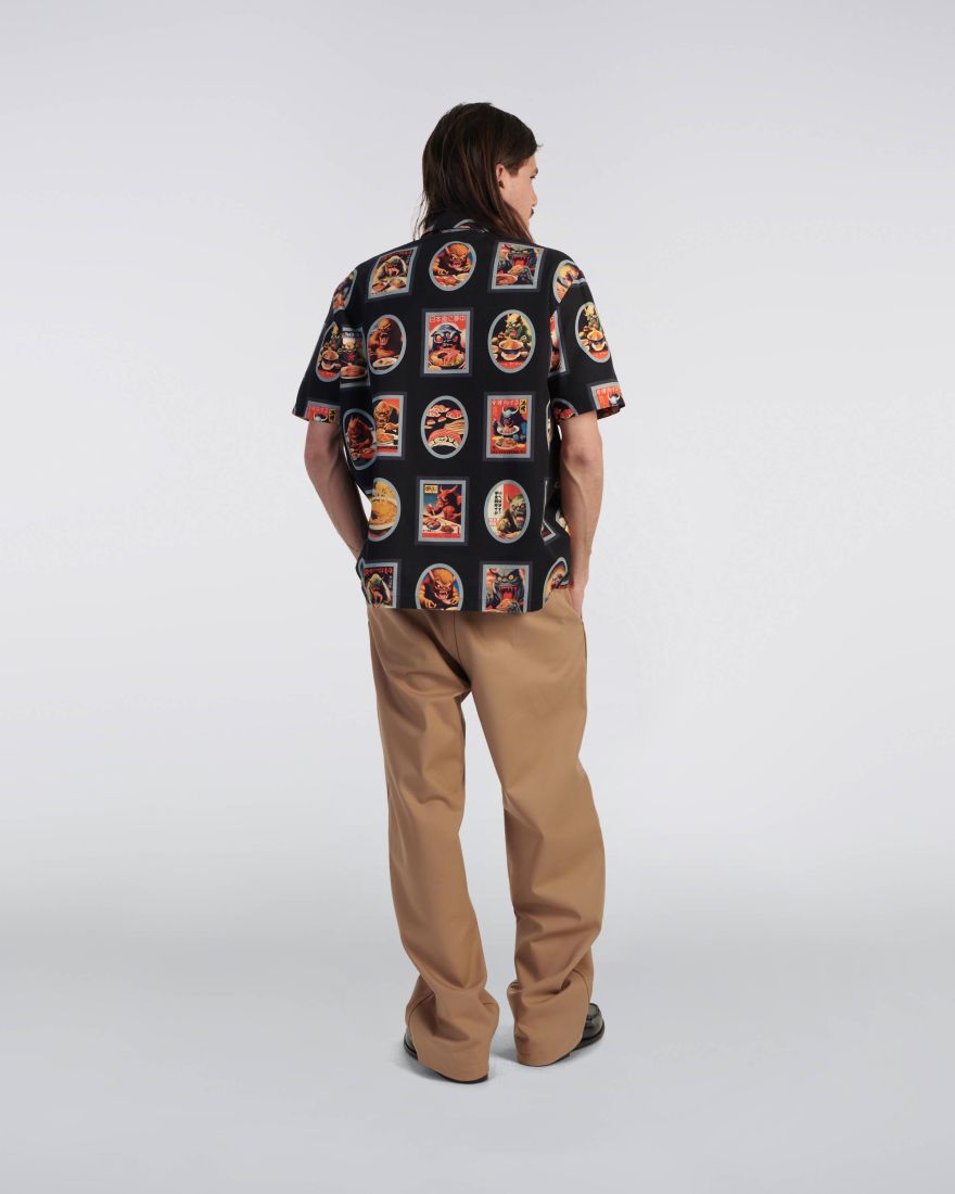 EDWIN Hara Hachi Bun Me Shirt SS Garment Washed