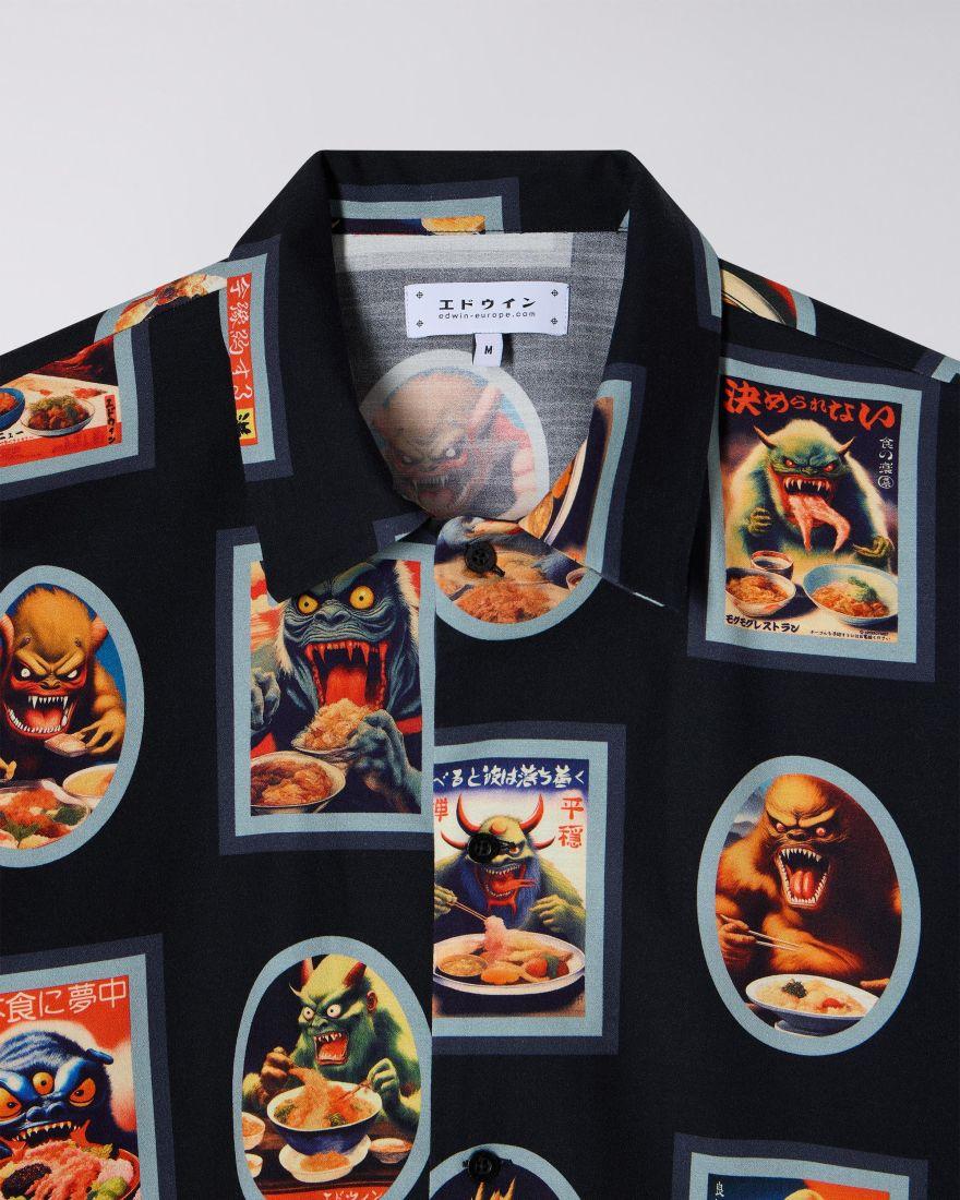 EDWIN Hara Hachi Bun Me Shirt SS Garment Washed