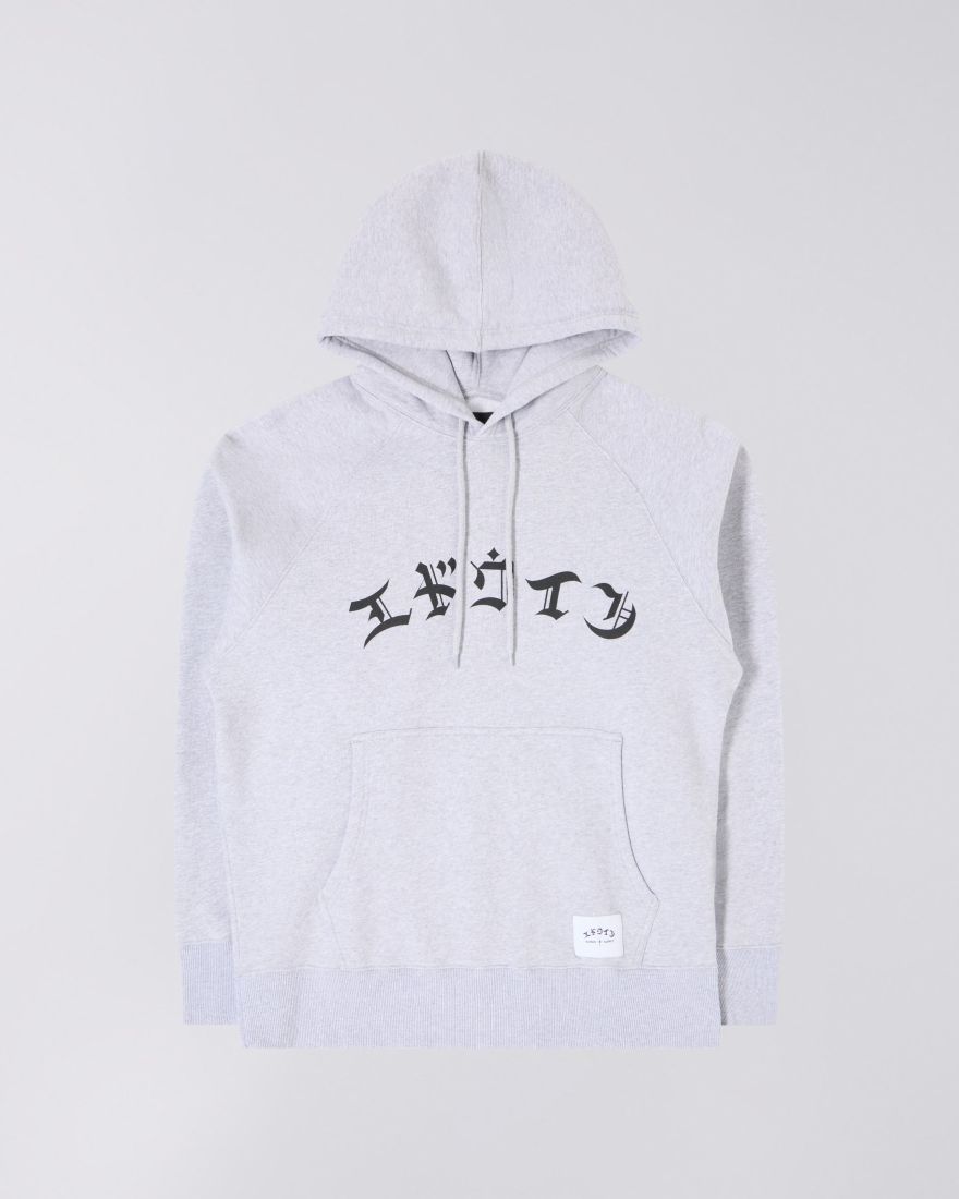 EDWIN High Life Low Levels Hoodie Sweat Grey Marl