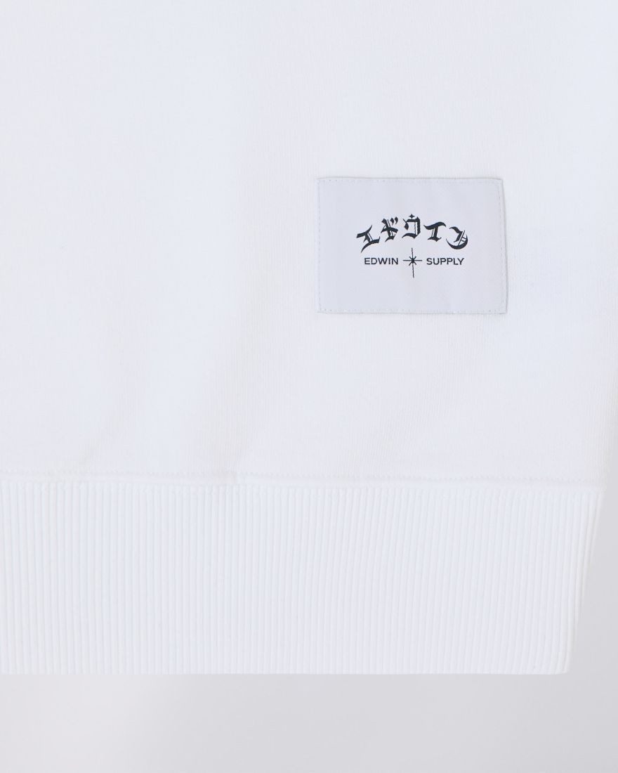 EDWIN High Life Low Levels Sweat White