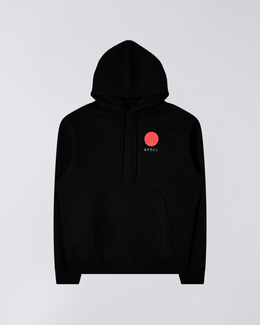 EDWIN Japanese Sun Hoodie Sweat Black