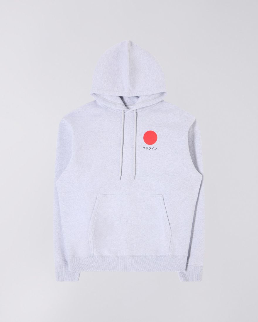 EDWIN Japanese Sun Hoodie Sweat Grey Marl