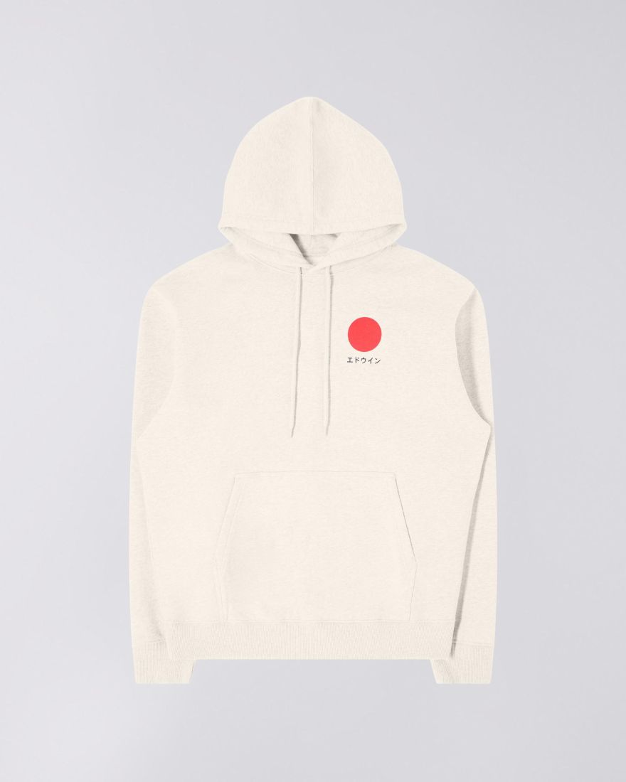 EDWIN Japanese Sun Hoodie Sweat Whisper White