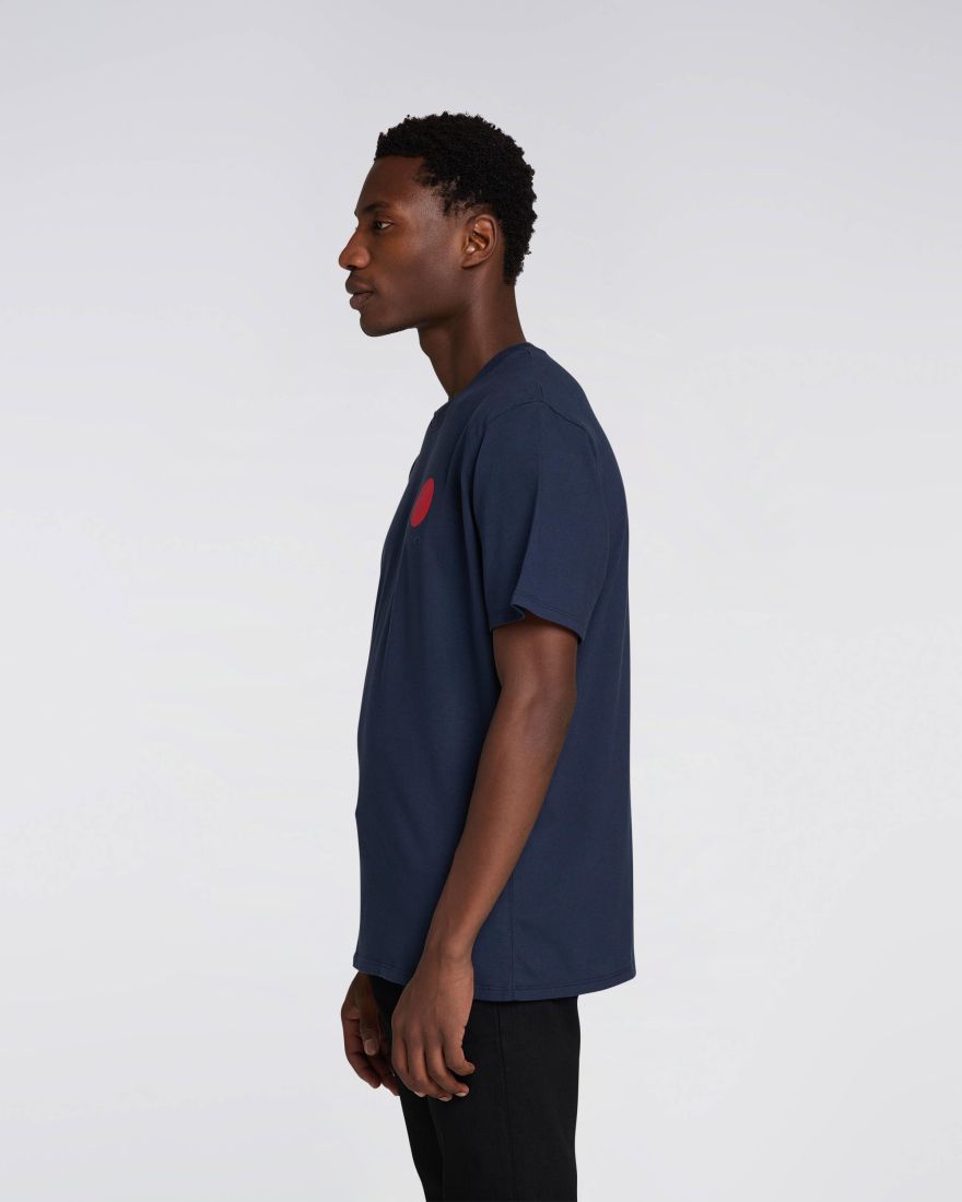 EDWIN Japanese Sun T-Shirt Navy Blazer