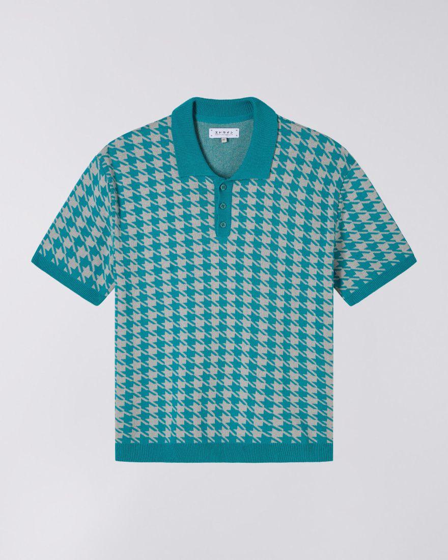 EDWIN Jax Polo Knit garment washed
