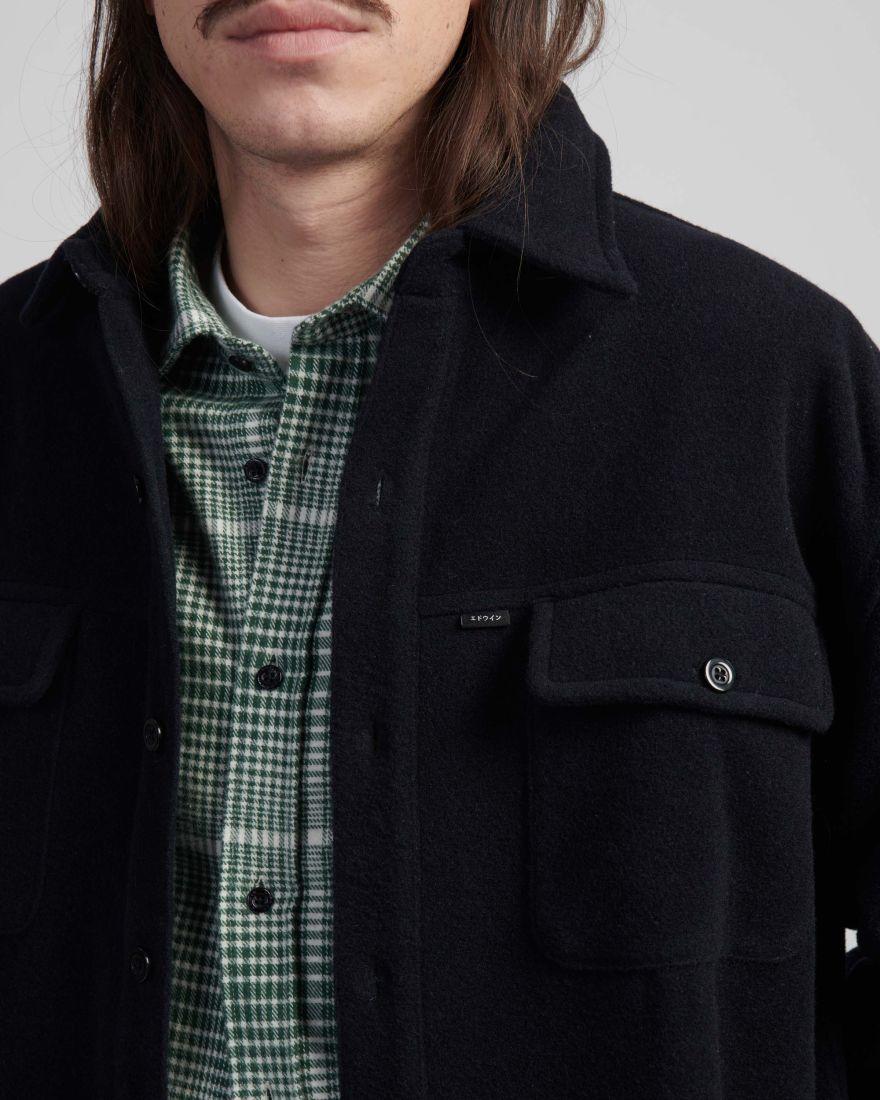 EDWIN Jowen Overshirt LS Maritime Blue