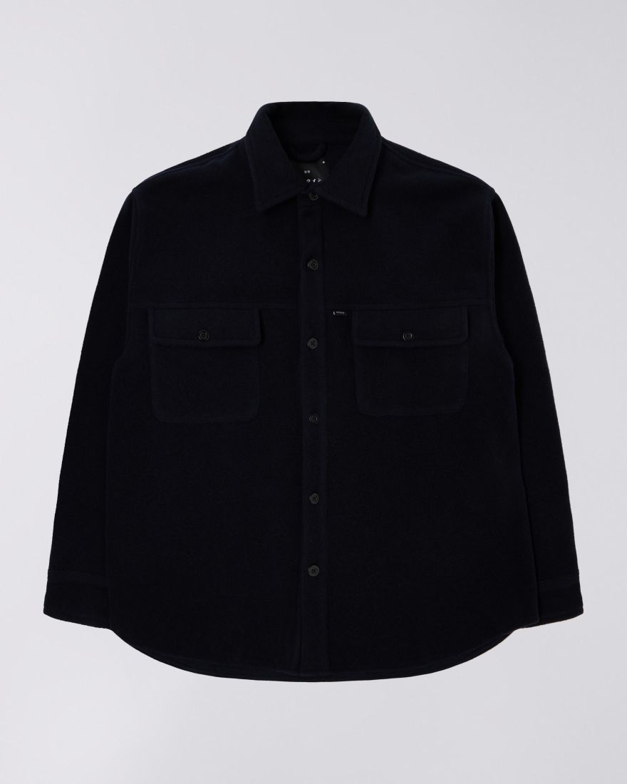EDWIN Jowen Overshirt LS Maritime Blue