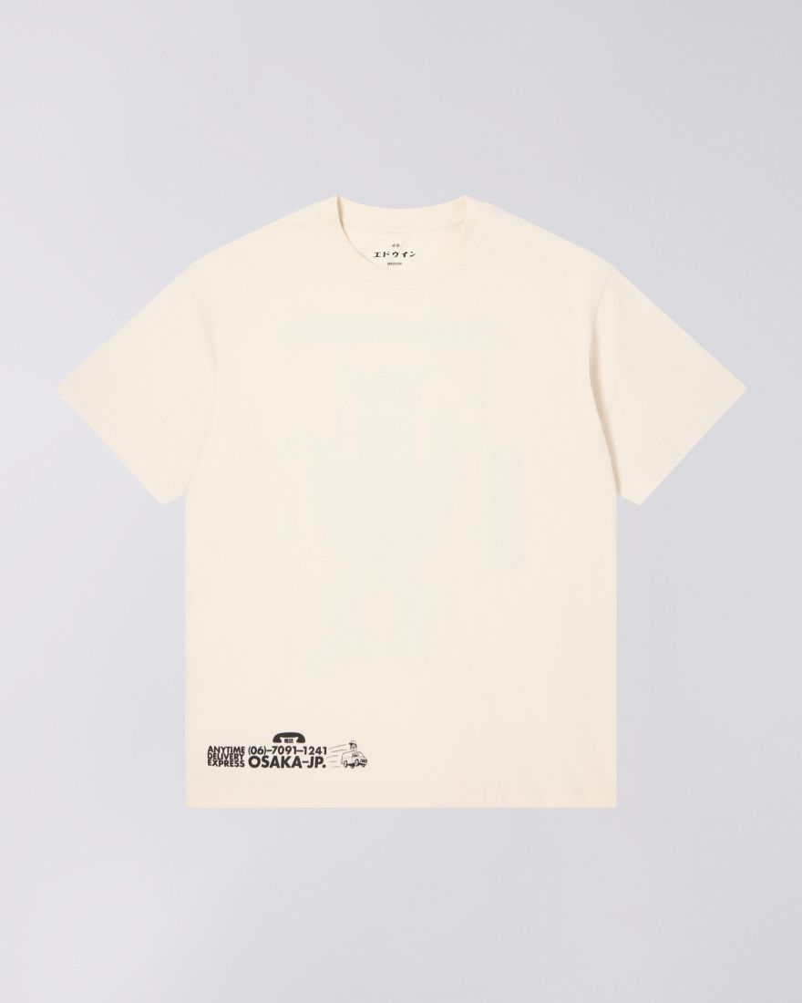 EDWIN Kaibutsu Izakaya T-Shirt garment washed