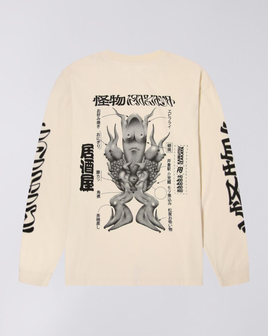 EDWIN Kaibutsu Izakaya T-Shirt LS Garment Washed