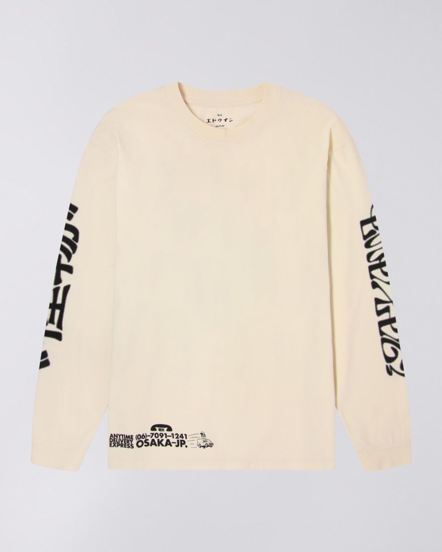 EDWIN Kaibutsu Izakaya T-Shirt LS garment washed