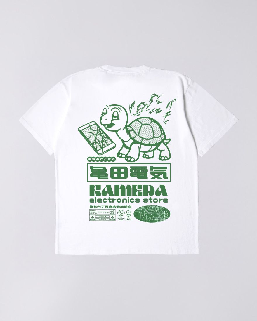 EDWIN Kamera T-Shirt White
