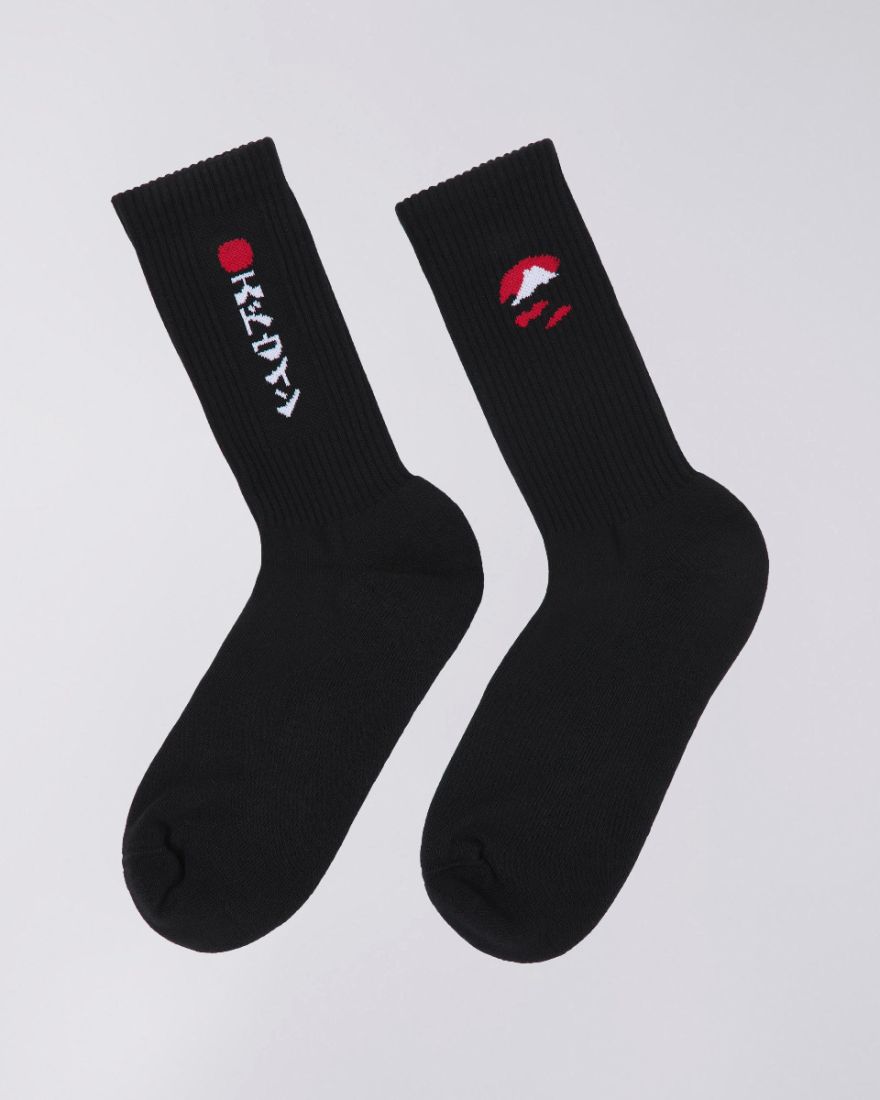 EDWIN Kamifuji Socks Black