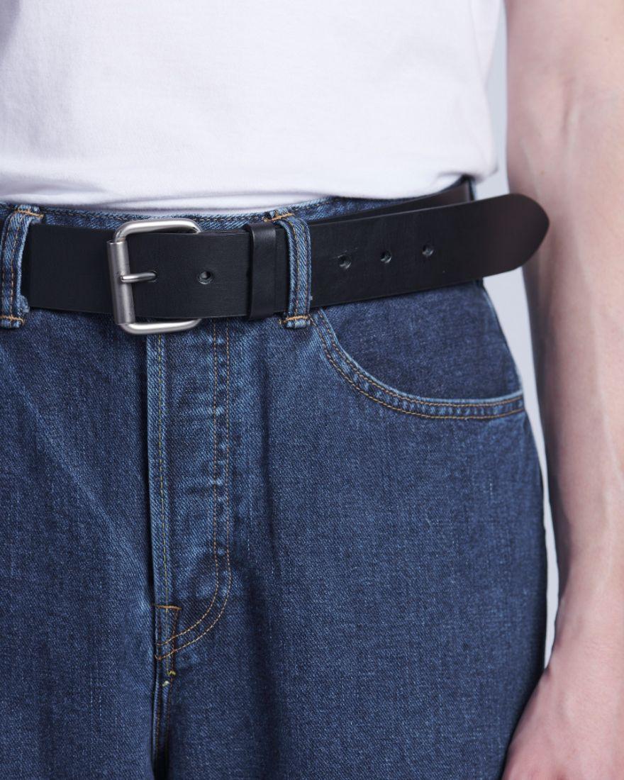EDWIN Katakana Belt Black