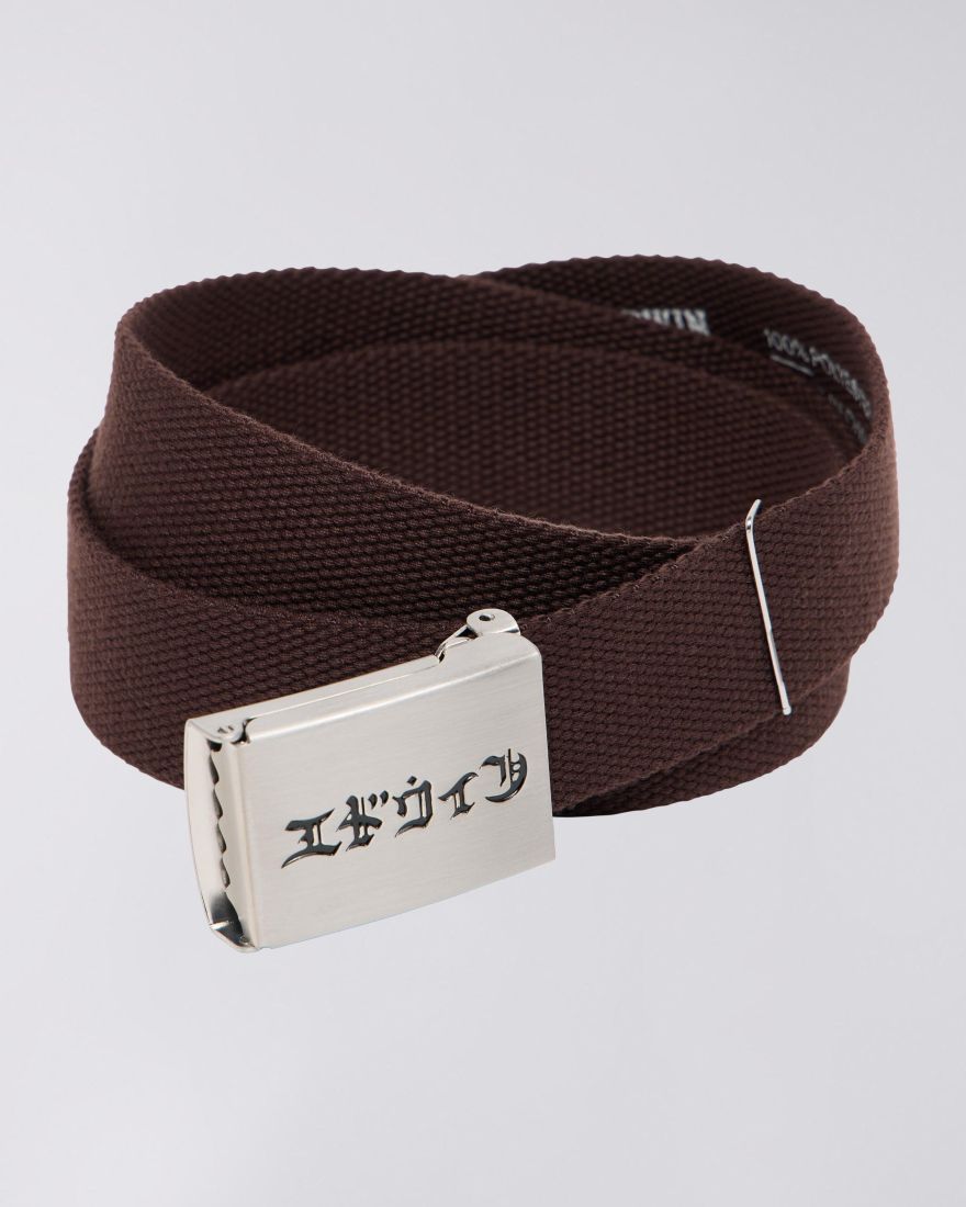 EDWIN Katakana Clip Belt French Roast