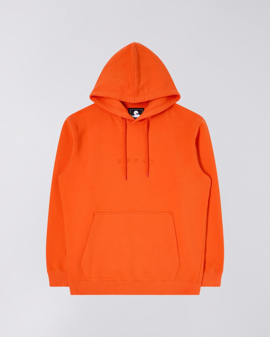 EDWIN Katakana Hoodie Sweat garment washed