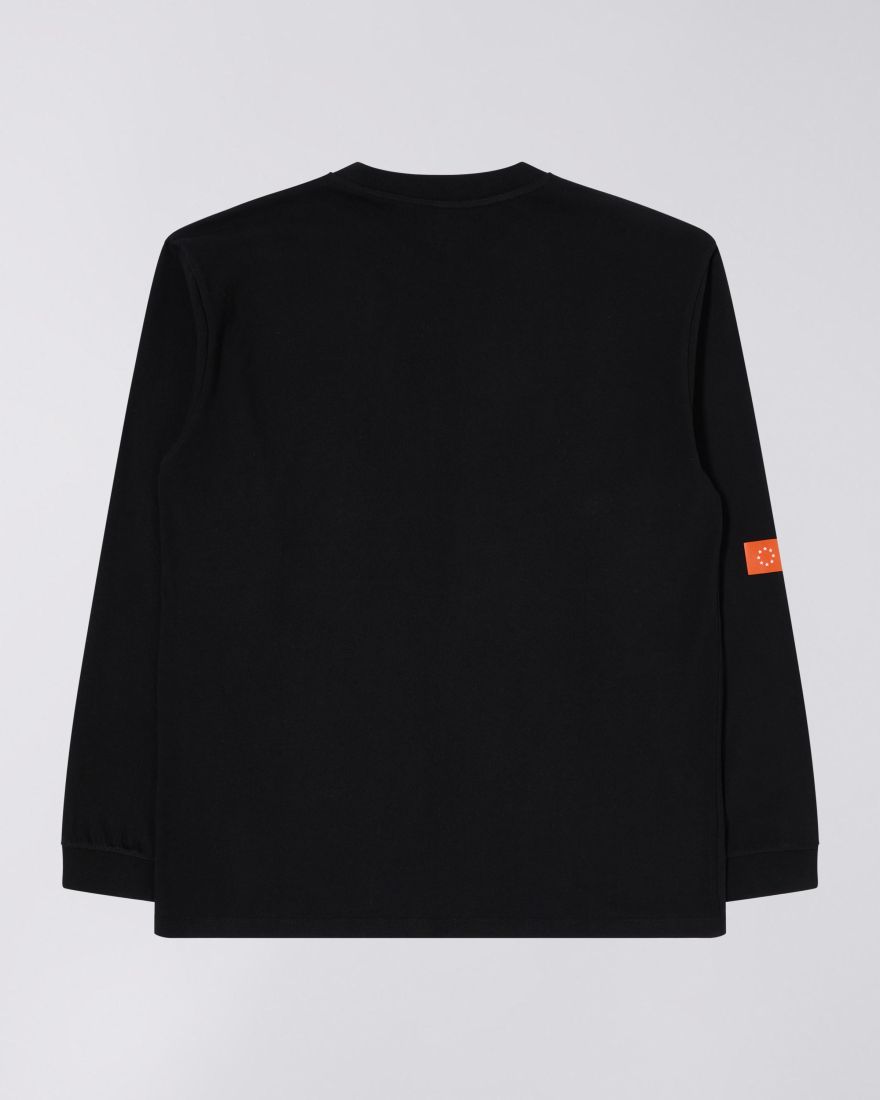 EDWIN Katakana Retro T-Shirt LS Garment Washed