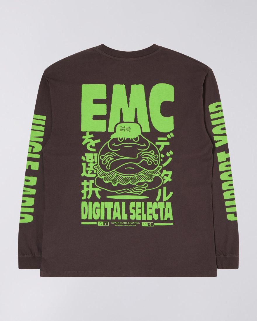 EDWIN Keep It Real T-Shirt LS Garment Washed