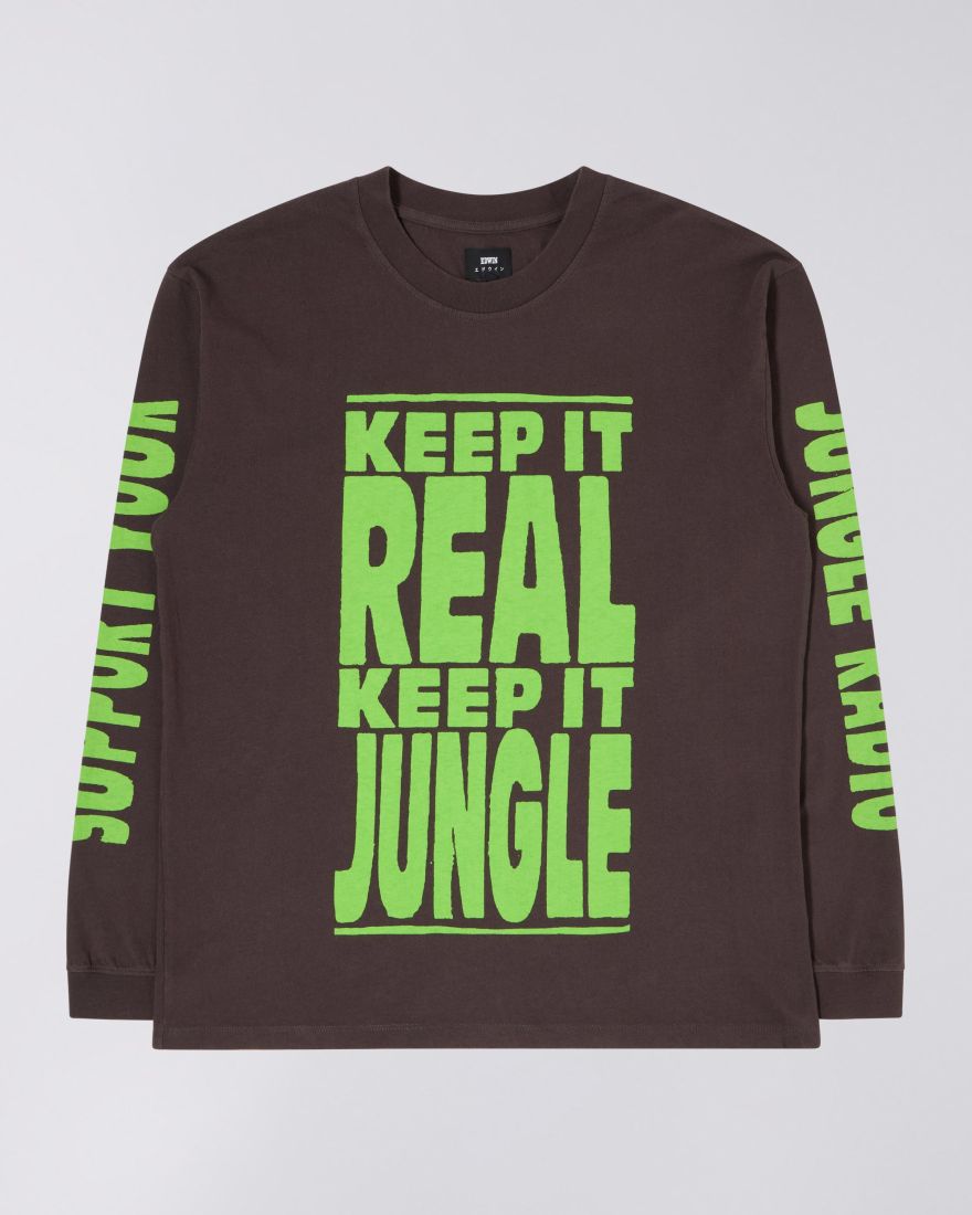 EDWIN Keep It Real T-Shirt LS garment washed