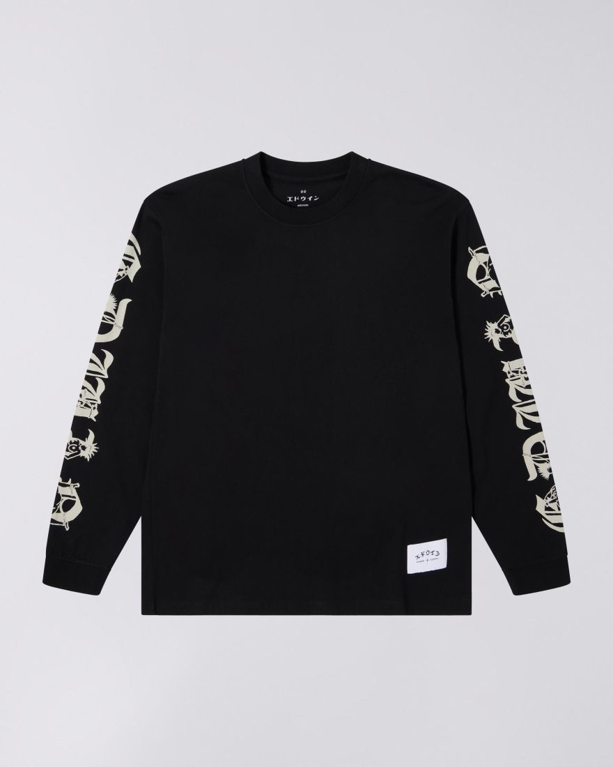 EDWIN Kinbaku-Bi III T-Shirt LS Black