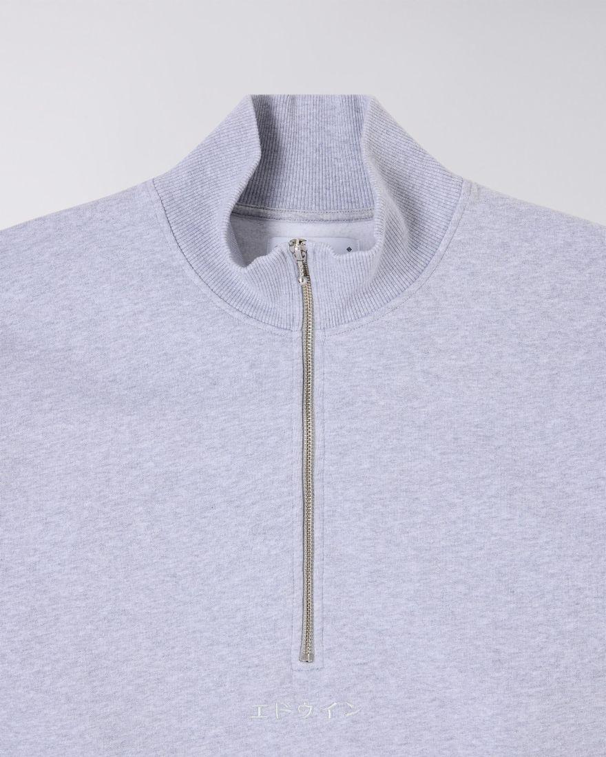 EDWIN Koji Half Zip Sweat Garment Washed