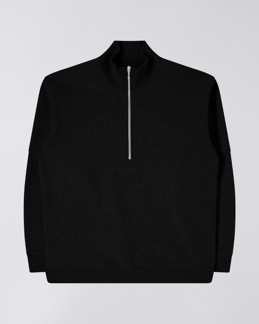 EDWIN Koji Half Zip Sweat garment washed