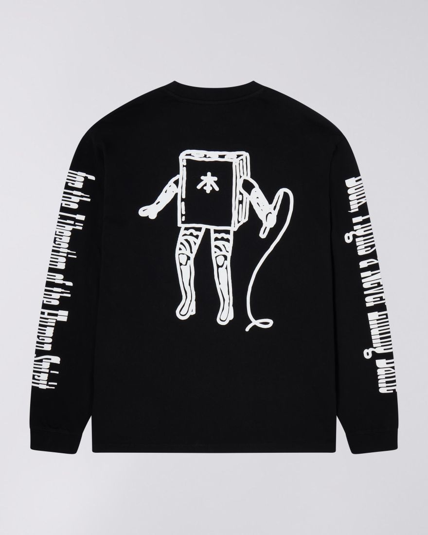 EDWIN Liberation T-Shirt LS Garment Washed