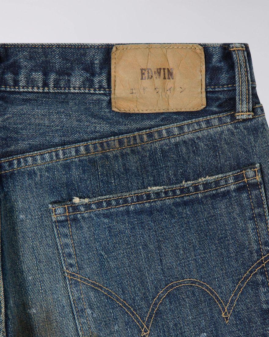 EDWIN Loose Jeans Dark Used Remake