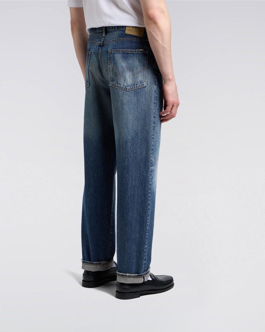 EDWIN Loose Jeans Garment Dyed Eco Stone