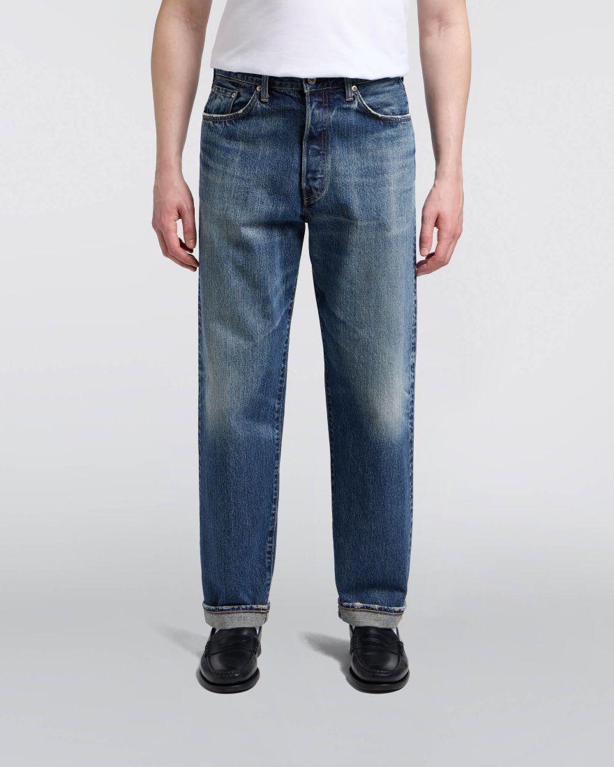 EDWIN Loose Jeans garment dyed eco stone