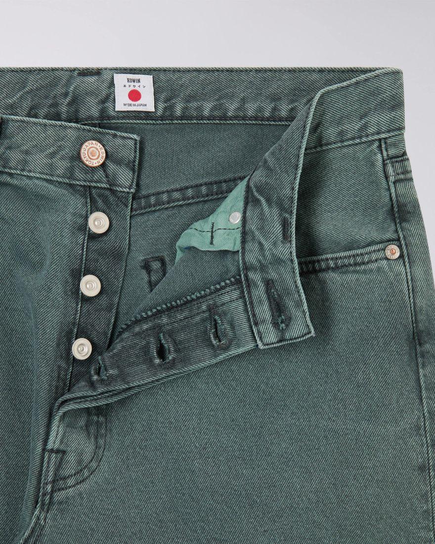 EDWIN Loose Jeans Green Black