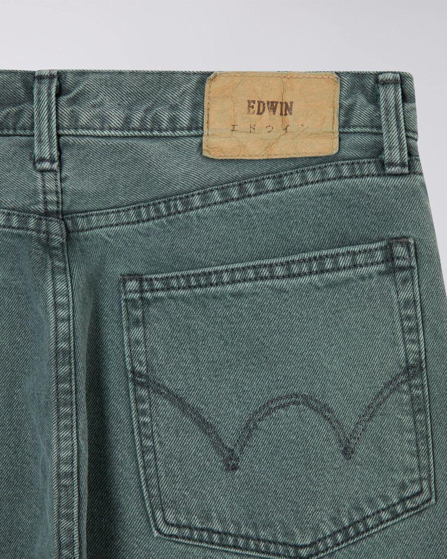EDWIN Loose Jeans Green Black