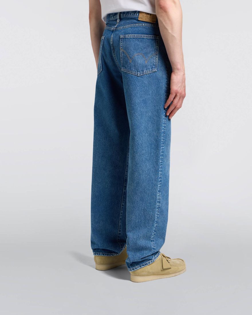 EDWIN Loose Jeans Mid Light Used