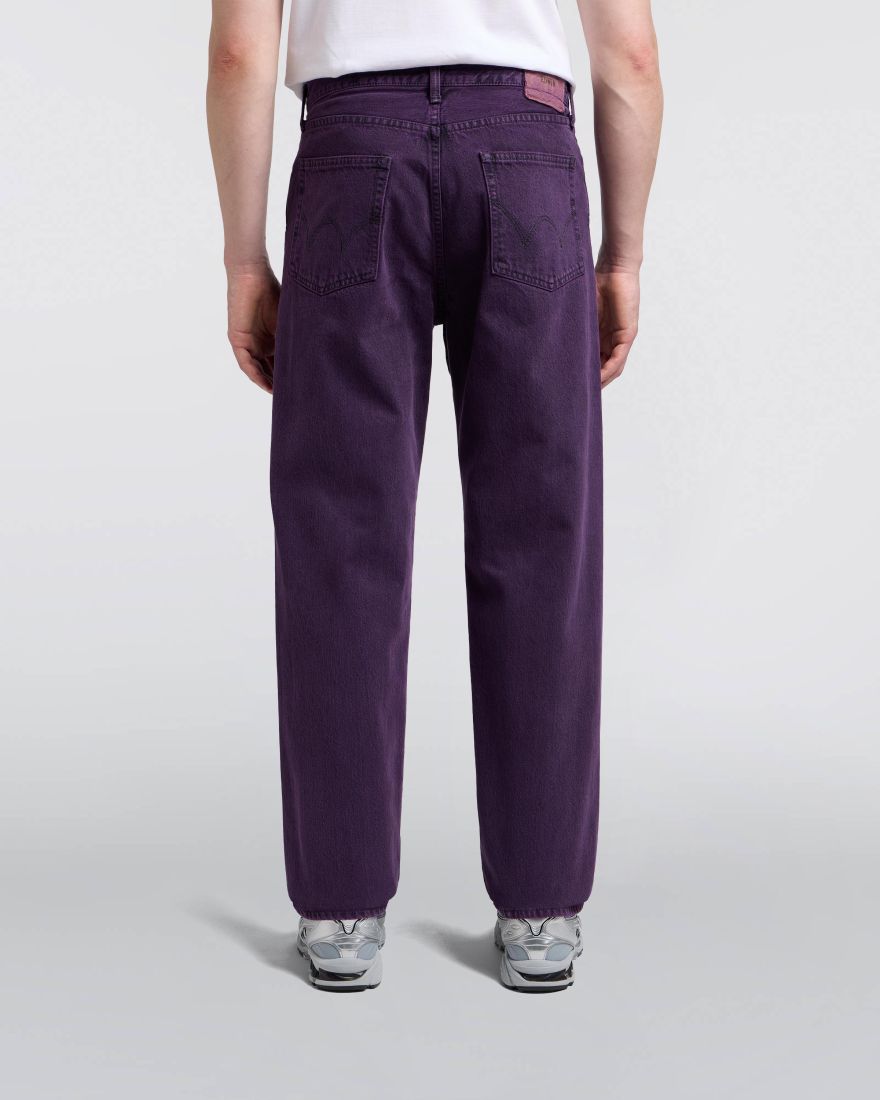 EDWIN Loose Jeans Purple Overdyed