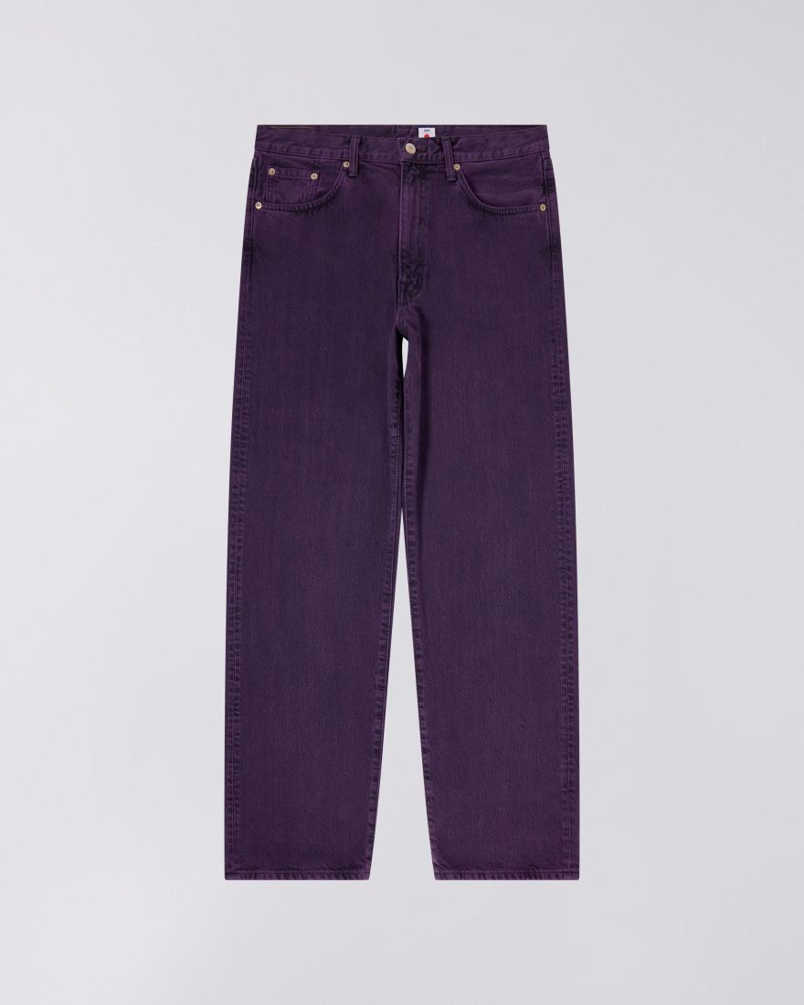 EDWIN Loose Jeans Purple Overdyed