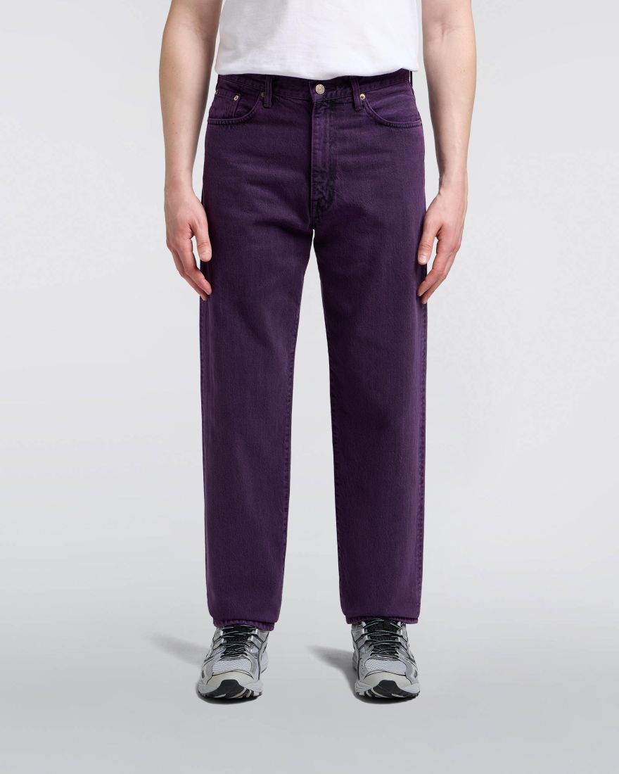 EDWIN Loose Jeans purple overdyed