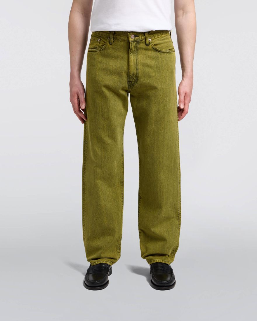 EDWIN Loose Jeans yellow overdyed