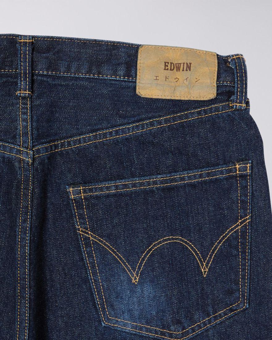 EDWIN Loose Tapered Jeans Dark Used