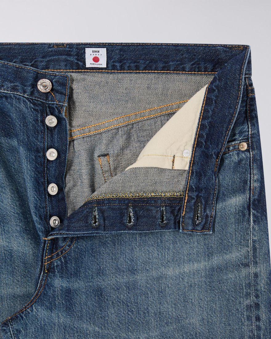 EDWIN Loose Tapered Jeans Dark Used