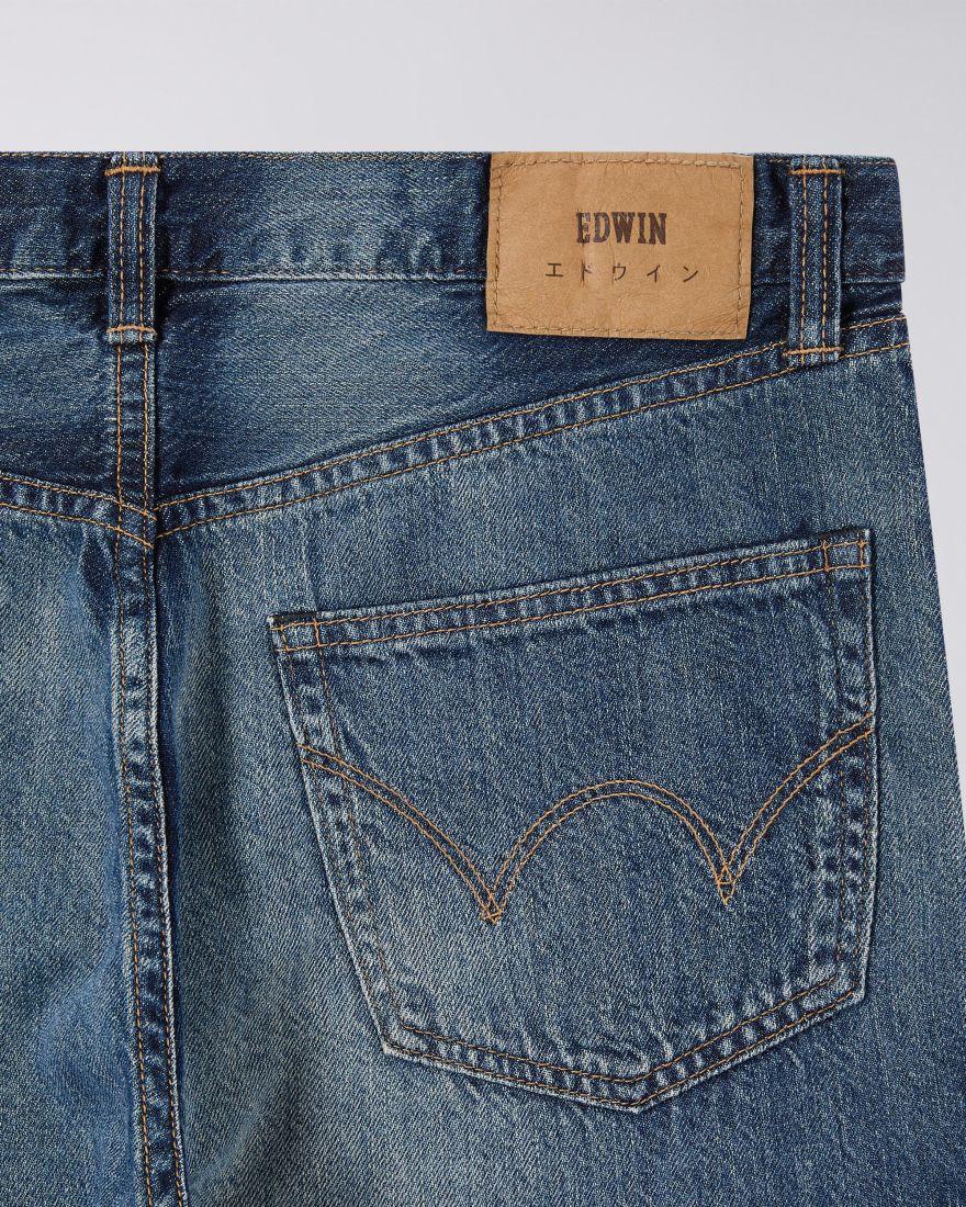 EDWIN Loose Tapered Jeans Dark Used