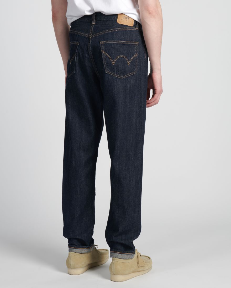EDWIN Loose Tapered Jeans Rinsed