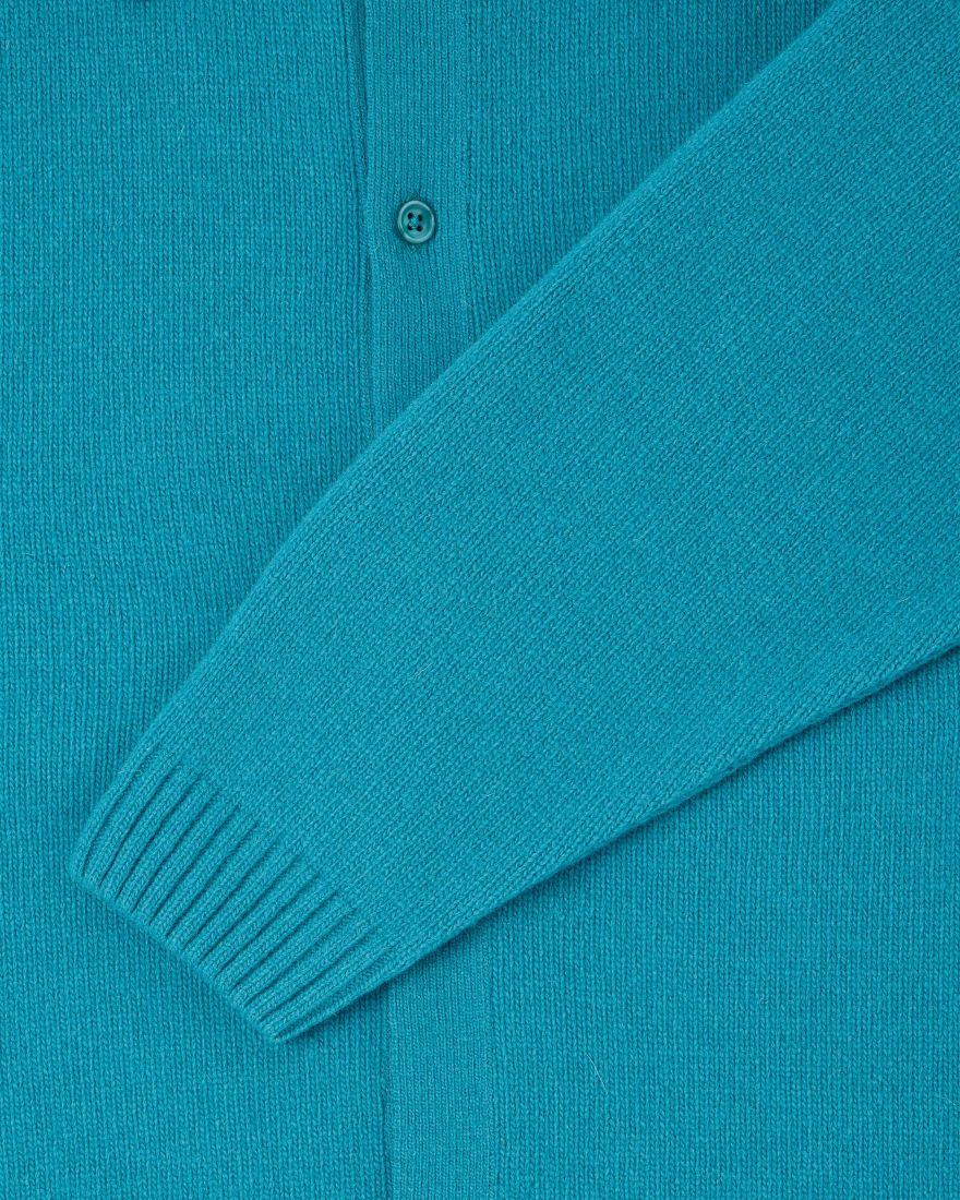 EDWIN Mars Polo Cardigan Baltic