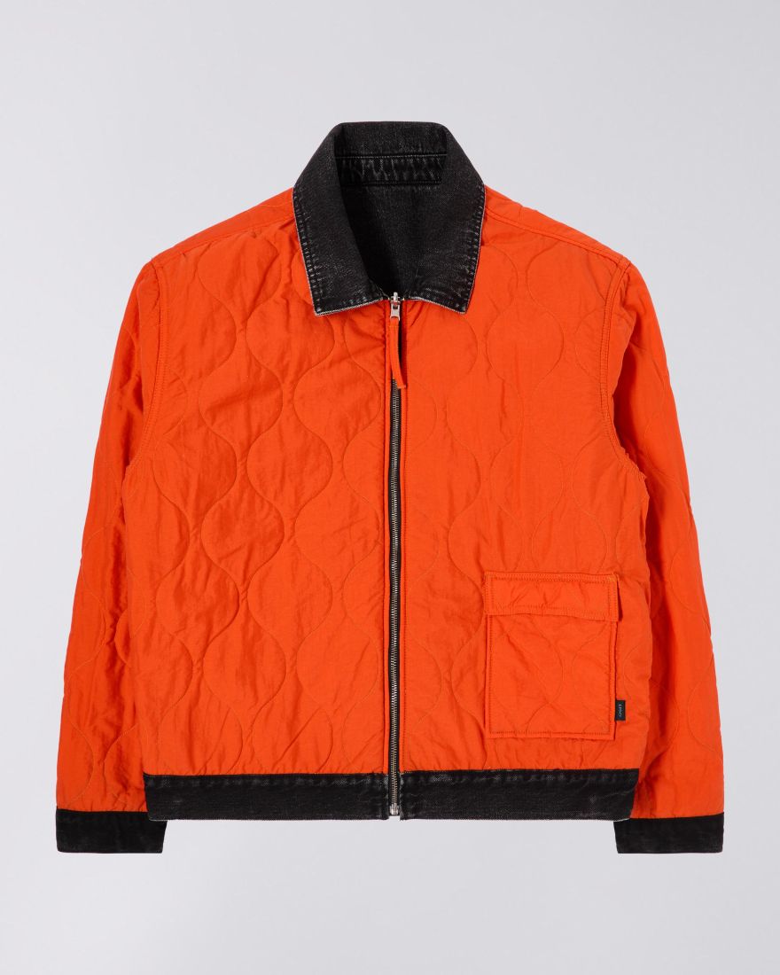 EDWIN Match Jacket Reversible Heavy Sky Bleached